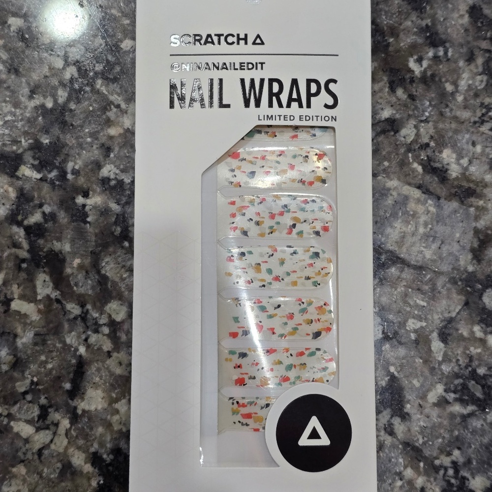 Scratch - Limited Edition - MMK Nail Wrap Kit - Terrazzo design